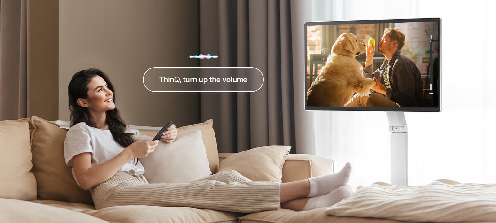 搭配 Magic Remote 的语音控制