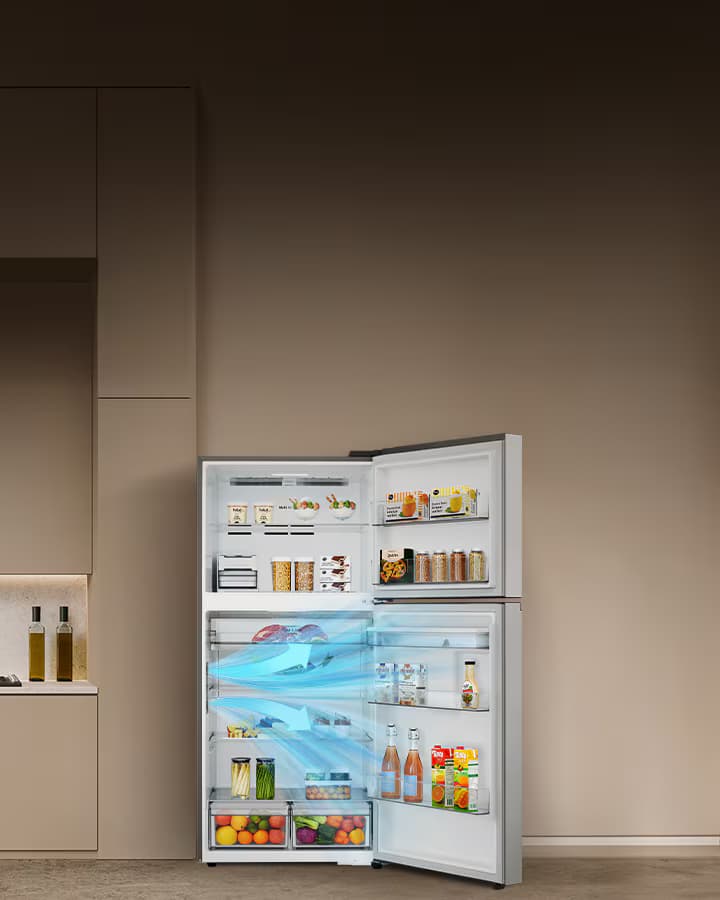 DoorCooling+™ – 均匀更快送达新鲜
