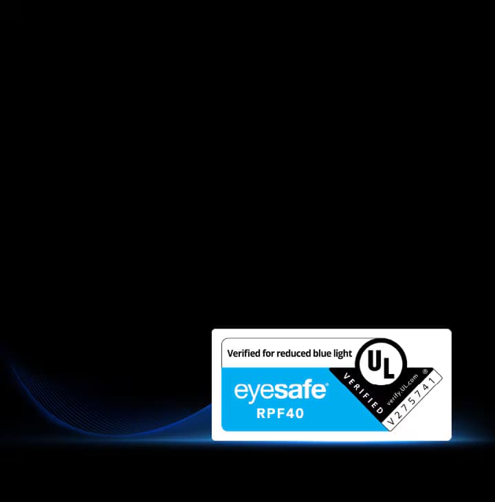 Eyesafe-verified to reduce blue light, every frame stays easy on your eyes