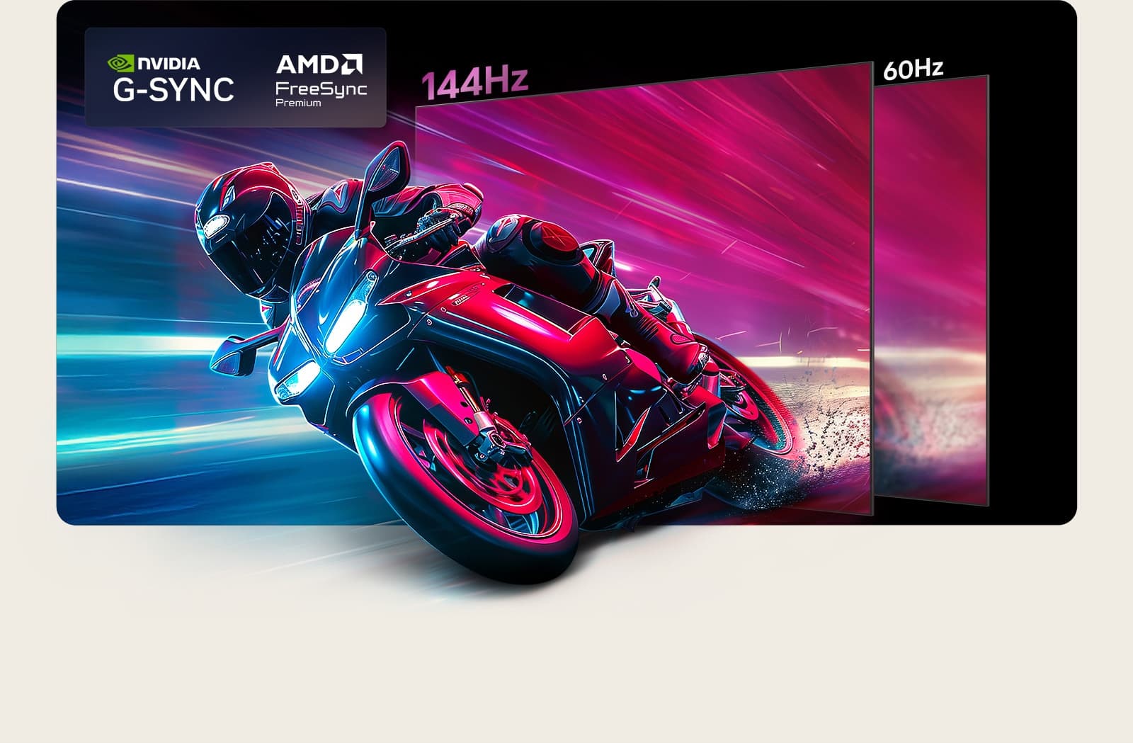 Game to win with boosted-up refresh rates up to 288Hz