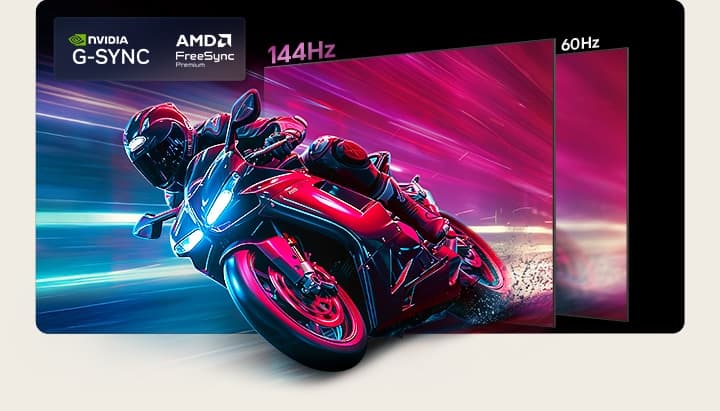 Game to win with boosted-up refresh rates up to 288Hz