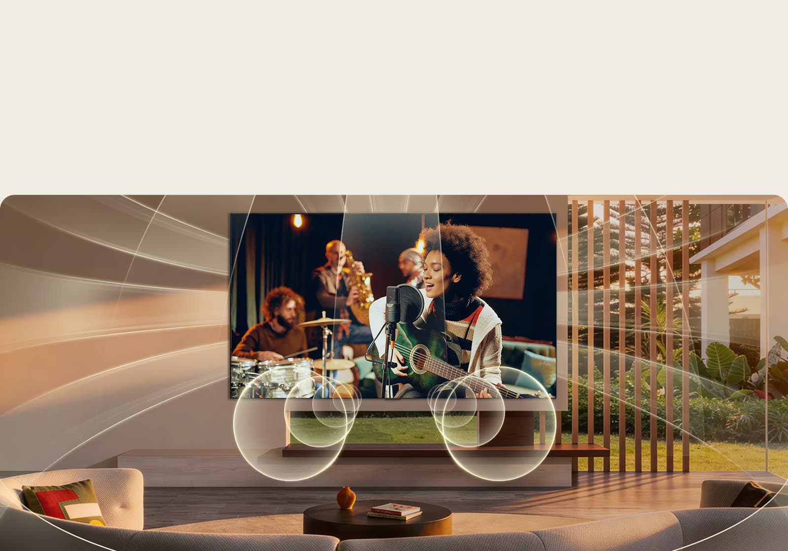 Immersive and room-filling sound with Virtual 11.1.2 Ch