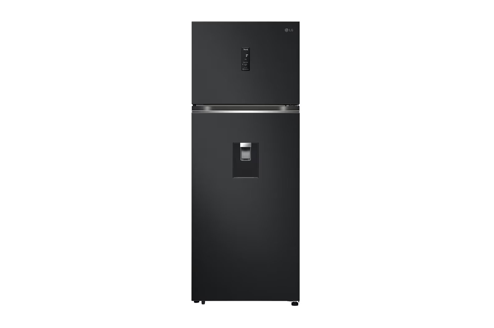 493L 上冷冻冰箱，Essence 哑黑色，带自动制冰与出水器