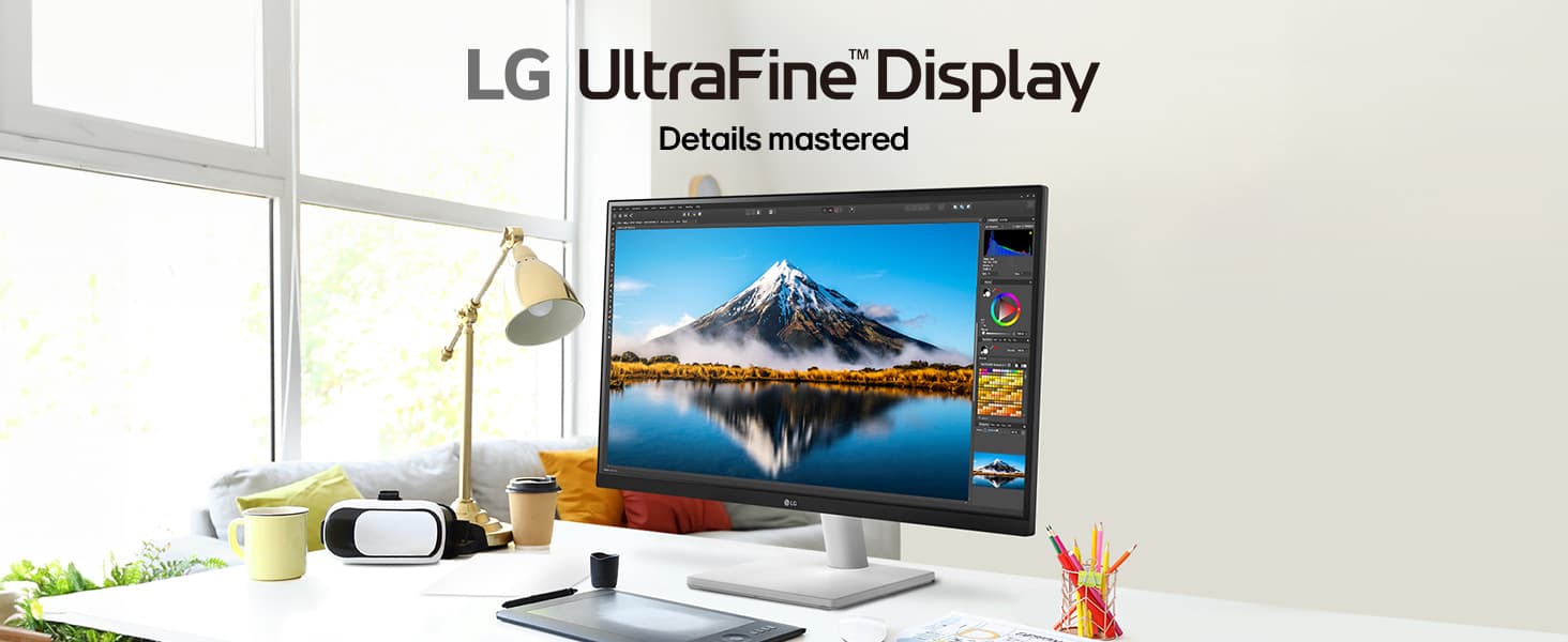 体验 LG UltraFine™ 显示器令人惊艳的清晰度和鲜艳色彩。配备 UHD IPS 面板、4K 分辨率、90% DCI-P3、超过 300 尼特亮度,以及三边无边框设计,为插画师、摄影师和视频编辑提供高效工作站。