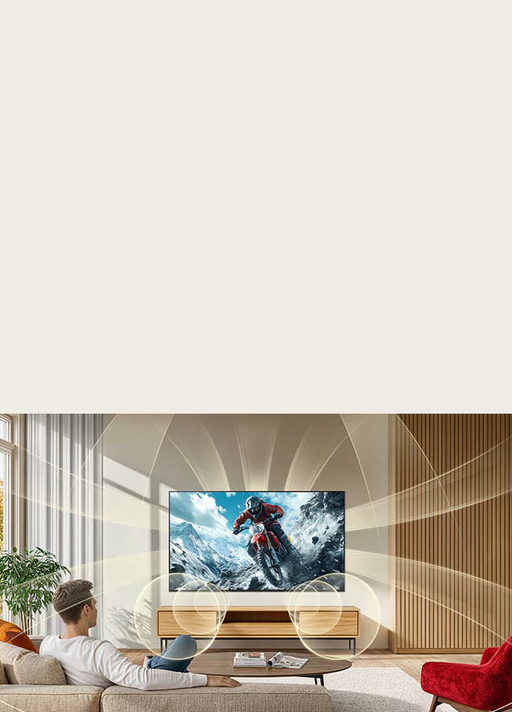 Immersive, surround sound with Virtual 9.1.2 Ch