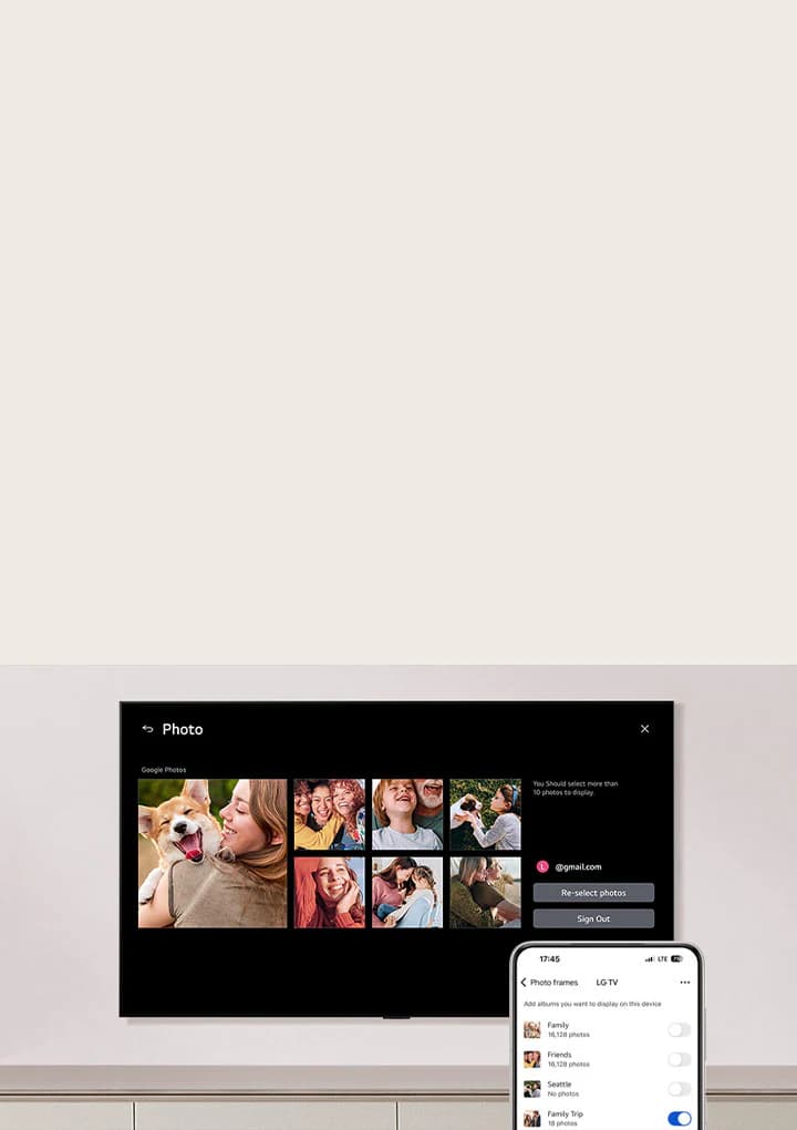 Easily access Google Photos and showcase your memories