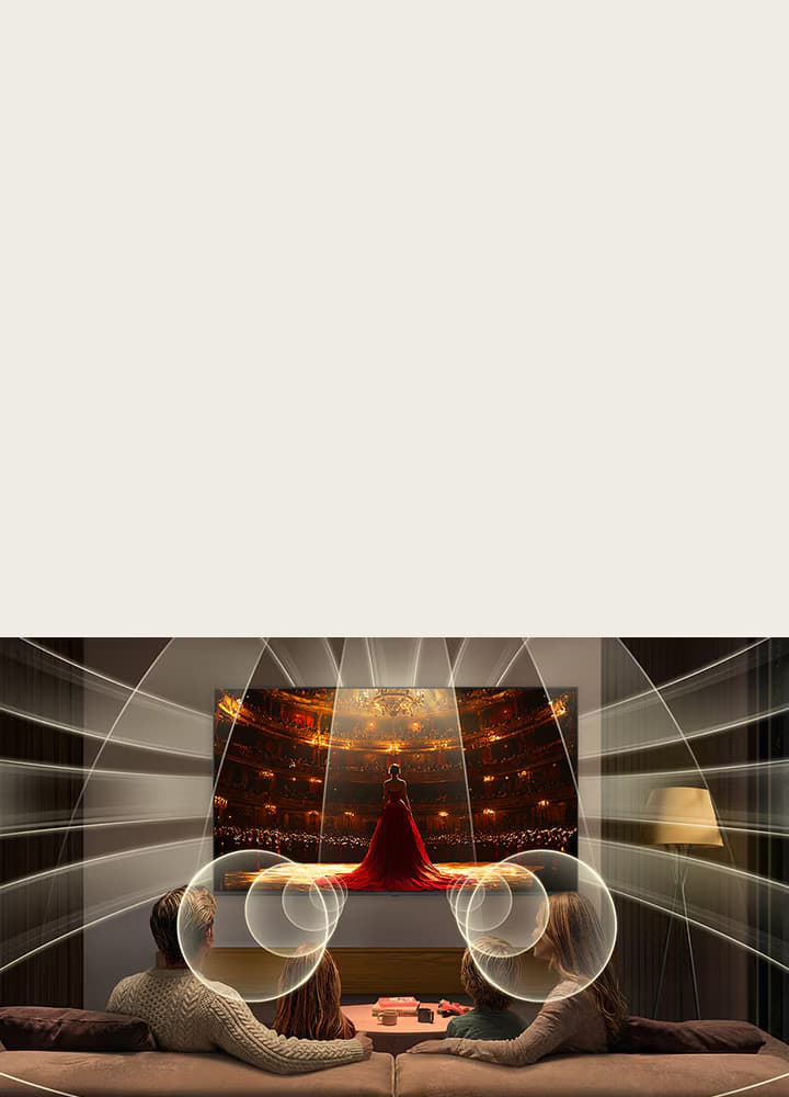 Immersive and room-filling sound with Virtual 11.1.2 Ch