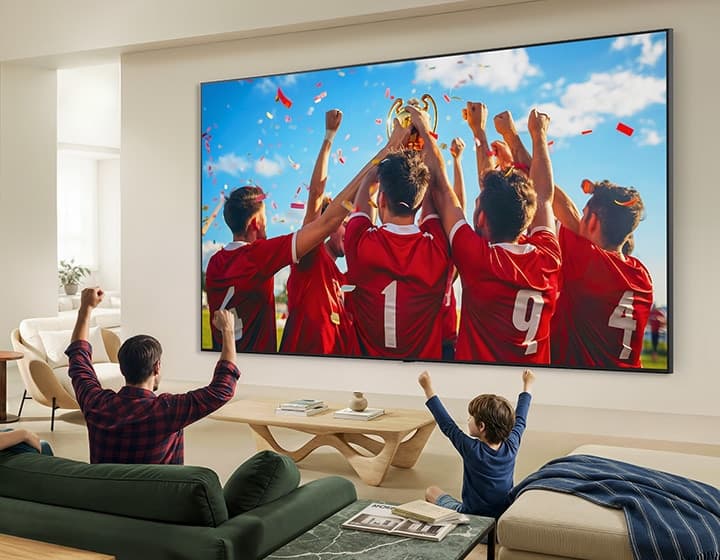 LG QNED evo Ultra Big TV immersive viewing experience
