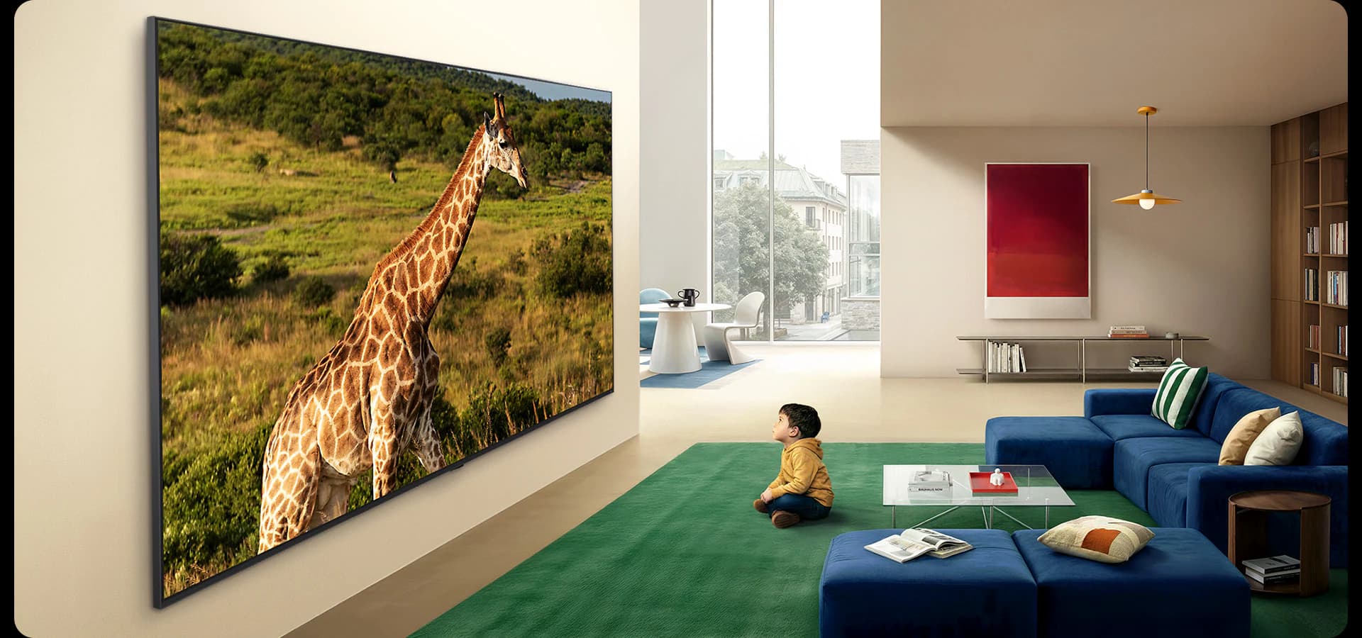 LG QNED evo Ultra Big TV sports and movies