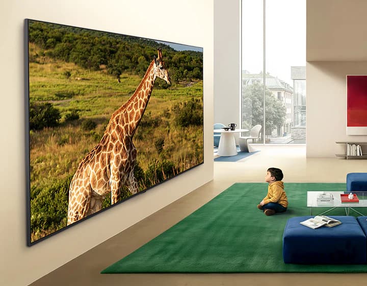 LG QNED evo Ultra Big TV sports and movies